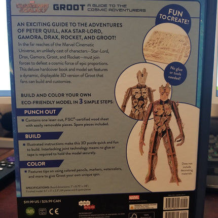 Guardians of the Galaxy Deluxe Book and Model Set