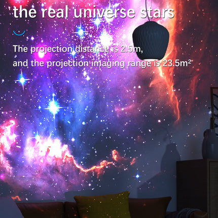 Galaxy Projector for Bedroom Pro Version, Upgraded Film Disc Star Projector for Kid 12 in 1 Planetarium Projector HD Image Adjustable Knob 360° Rotating 1/2h Timer Simple 4-Button Control
