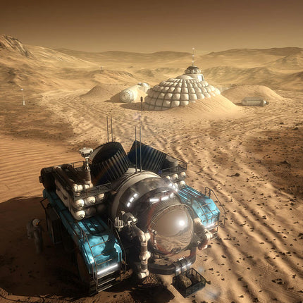 Bryan Versteeg Signed Print - Mars Exploration Vehicle