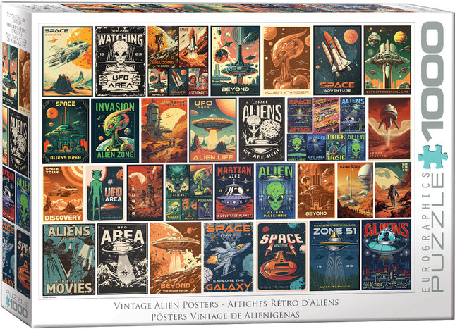 Alien Invasion Collage