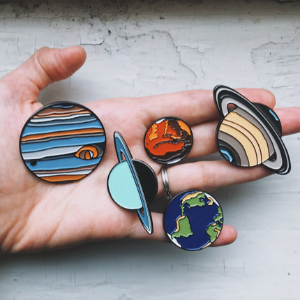 Mercury Enamel Pin