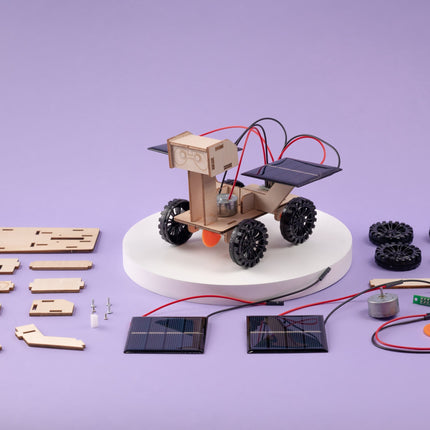 Solar Powered Mars Exploration Rover DIY Kit, Educational STEM Toy
