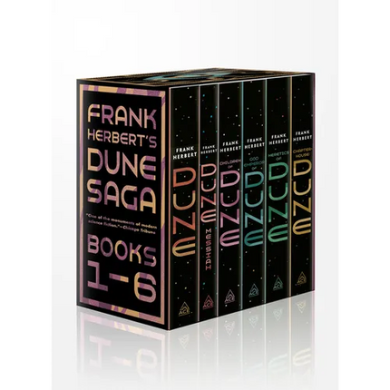 Frank Herbert's Dune Saga 6-Book Boxed Set: Dune, Dune Messiah, Children of Dune, God Emperor of Dune, Heretics of Dune, Andchapterhouse: Dune - Paperback