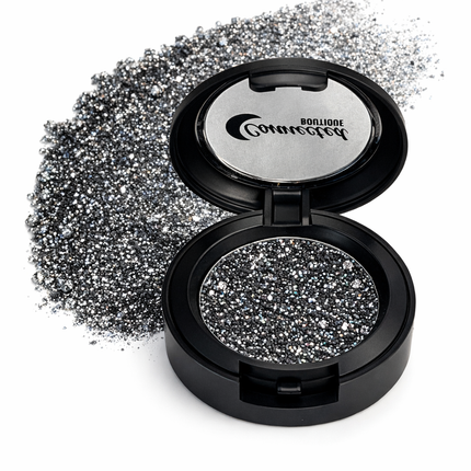 Meteorite Black Glitter Eyeshadow – Edgy Sparkle