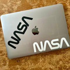 NASA Worm Logo Decal