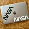 NASA Worm Logo Decal