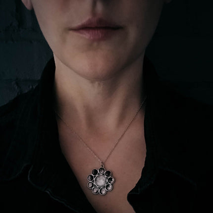 CLEARANCE Moon Phase Halo Pendant