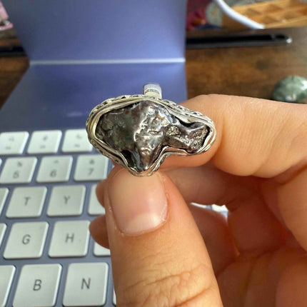 Meteorite Ring - Size 7 - Large