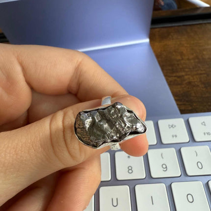 Meteorite Ring - Size 6 - Large