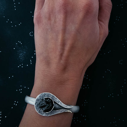 Comet Meteorite Cuff Bracelet
