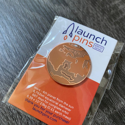 Mars Hard Enamel Pin