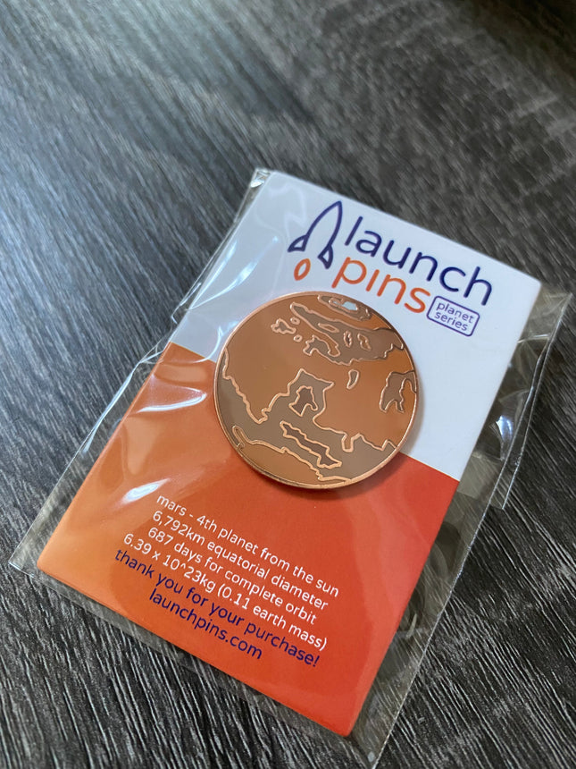 Mars Hard Enamel Pin