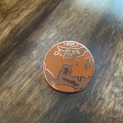 Mars Hard Enamel Pin