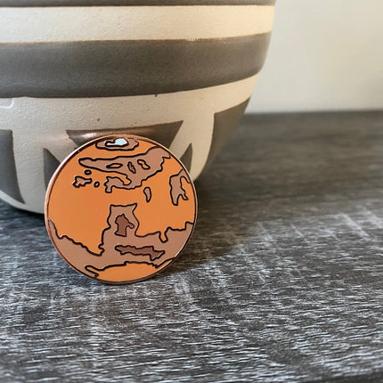Mars Hard Enamel Pin