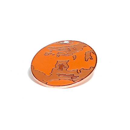 Planet Mars Enamel Pin