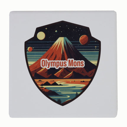 Mars Locations Ceramic Coaster Set