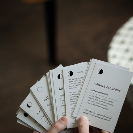 Lunar Reflections - Moon Phase Deck
