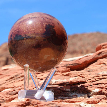 Self-revolving Mars MOVA Globe
