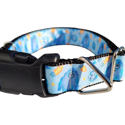 Monsters In Space Nylon Dog Collar