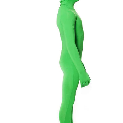 Alien Cosplay Costume – Green Zentai Jumpsuit for Kids & Adults