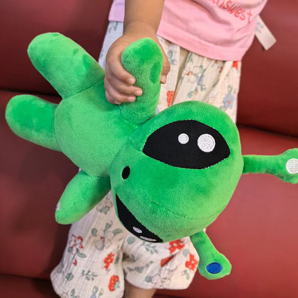 30cm Green Alien Plush Toy Anime Tentacle Horn Alien Monsters Horror Doll Boys Girls Soft Toys Stuffed Throw Pillow Kids Gifts