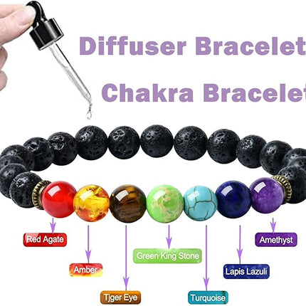Solar System(ish)  Lava Rock Bracelets