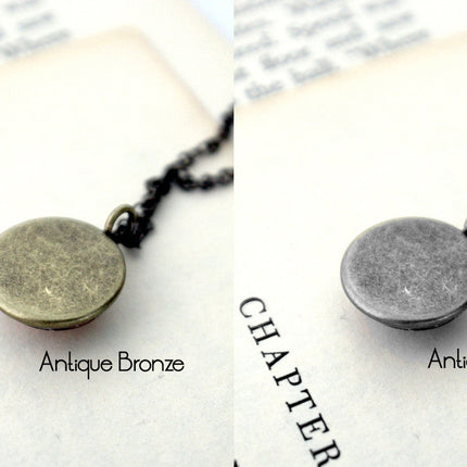 Pluto and Charon Layered Space Necklace