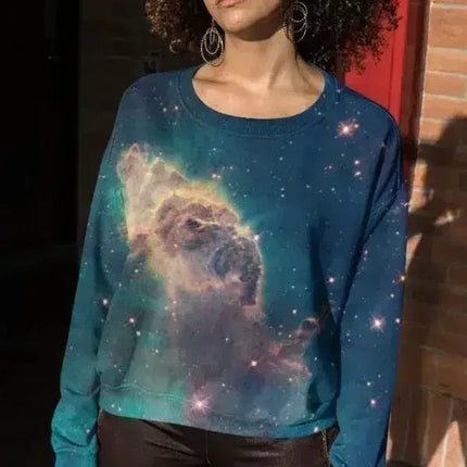 Galaxy Art View Sublimation Sweatshirt