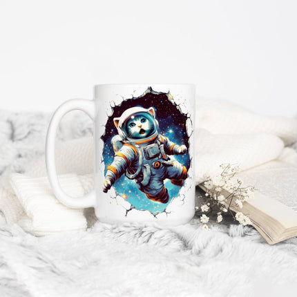 Astronaut Cat Mug