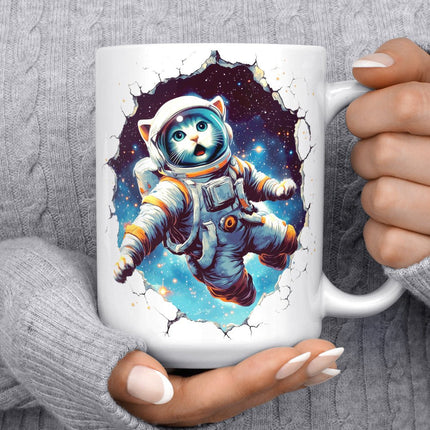 Astronaut Cat Mug