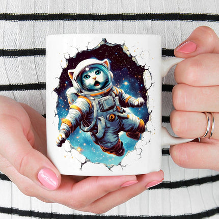 Astronaut Cat Mug