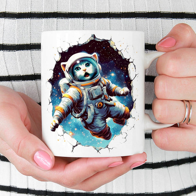 Astronaut Cat Mug