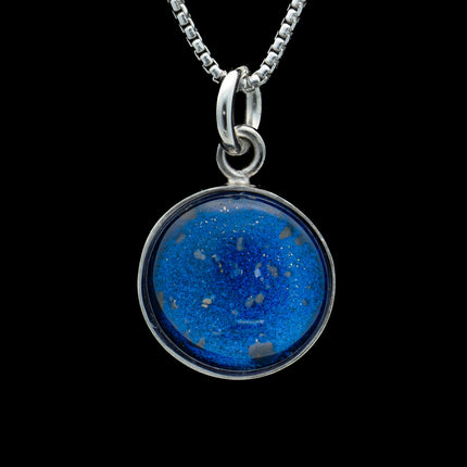 Blue Moon Lunar Highlands Pendant - NWA 5000 Meteorite