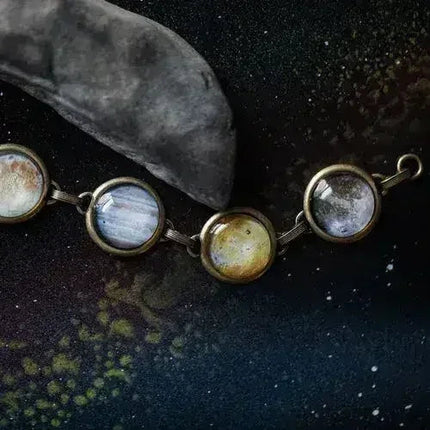 Galilean Moon Bracelet - Jupiter's Moons Astronomy Jewelry