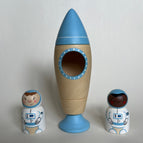 light blue/dark astronaut