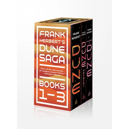 Frank Herbert's Dune Saga 3-Book Boxed Set: Dune, Dune Messiah, and Children of Dune - Mass Market Paperbound